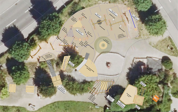 Umbau Spielplatz Tschädigen